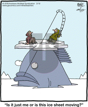 In the Bleachers on Monday March 19, 2018 Comic Strip
