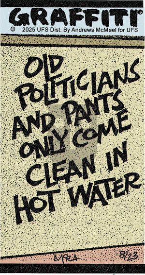 Graffiti on Saturday August 23, 2025 Comic Strip