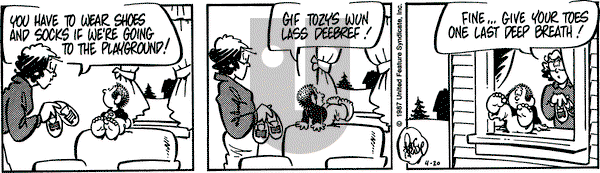 Rose is Rose on Monday April 20, 1987 Comic Strip