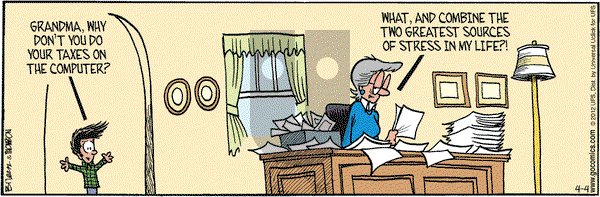 Grand Avenue on Wednesday April 4, 2012 Comic Strip
