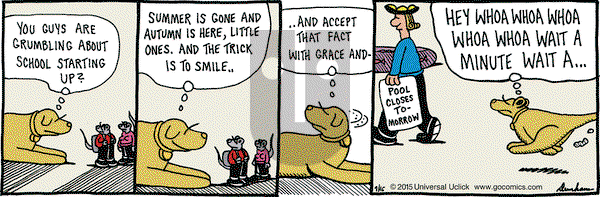 Overboard on Wednesday September 16, 2015 Comic Strip