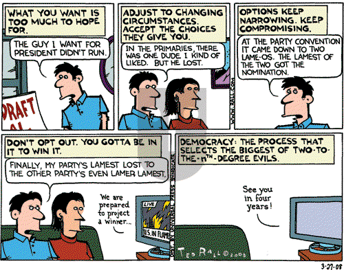 Ted Rall on Thursday March 27, 2008 Comic Strip