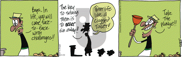 The Knight Life on Wednesday November 22, 2017 Comic Strip