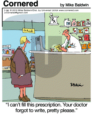 Cornered - Friday July 30, 2010 Comic Strip