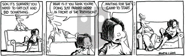 The Buckets on Thursday July 31, 2003 Comic Strip