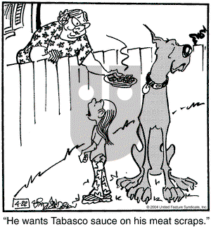 Marmaduke on Thursday April 22, 2004 Comic Strip