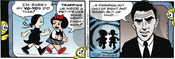 Nancy on Saturday April 18, 2015 Comic Strip