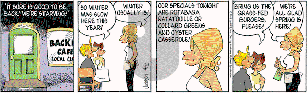 Arlo and Janis on Friday April 12, 2019 Comic Strip