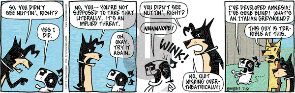 Pooch Cafe on Tuesday July 9, 2013 Comic Strip