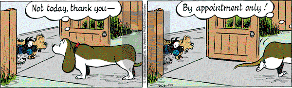 Fred Basset on Tuesday April 23, 2019 Comic Strip