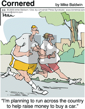Cornered - Thursday February 3, 2005 Comic Strip