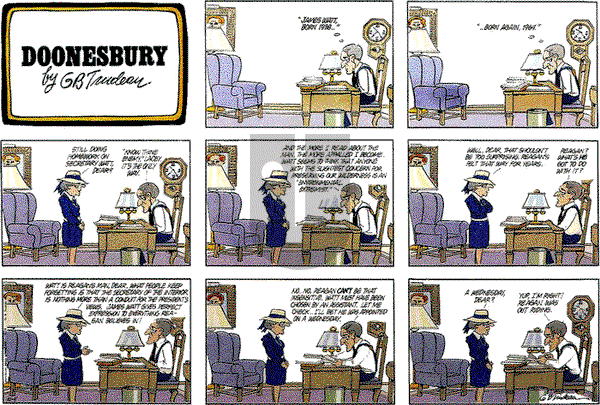 Doonesbury on Sunday October 4, 1981 Comic Strip