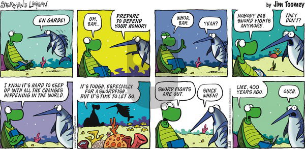 Sherman's Lagoon on Sunday March 23, 2025 Comic Strip