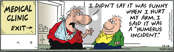 Frank and Ernest on Thursday December 14, 2017 Comic Strip