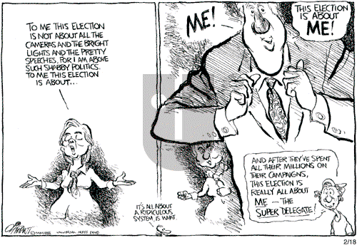 Pat Oliphant on Monday February 18, 2008 Comic Strip