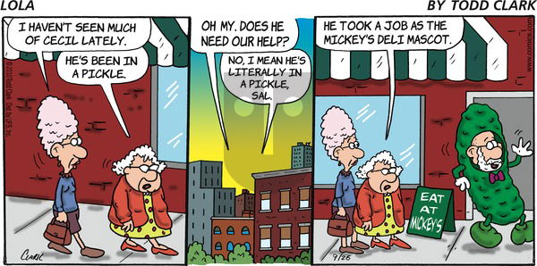 Lola - Sunday September 26, 2010 Comic Strip