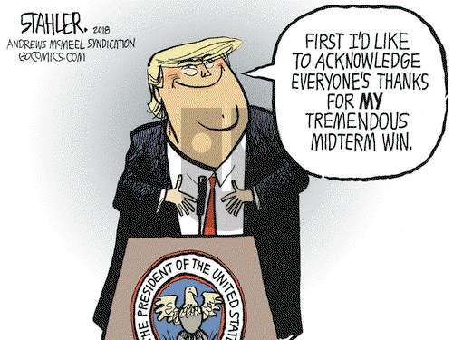 Jeff Stahler on Thursday November 8, 2018 Comic Strip