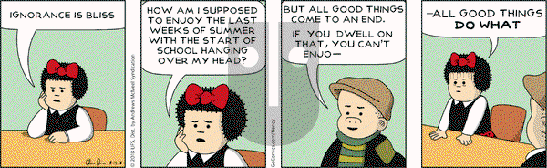 Nancy on Tuesday August 14, 2018 Comic Strip