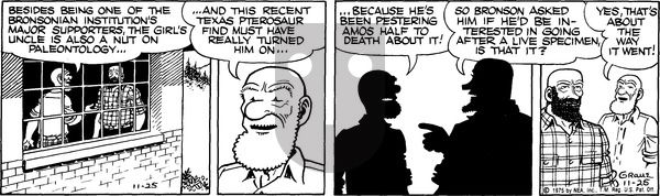 Alley Oop on Tuesday November 25, 1975 Comic Strip