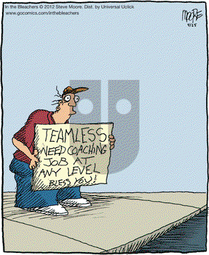In the Bleachers on Wednesday April 25, 2012 Comic Strip