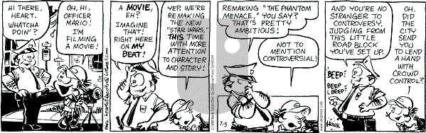 Heart of the City on Monday July 5, 1999 Comic Strip