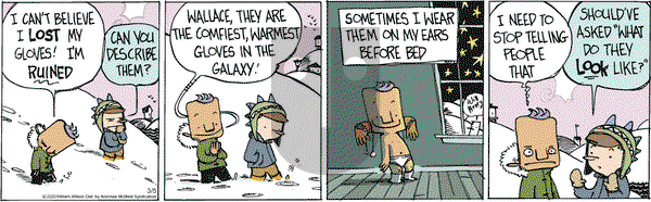 Wallace the Brave on Thursday March 5, 2020 Comic Strip