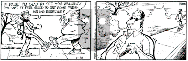 Grand Avenue on Wednesday February 28, 2001 Comic Strip