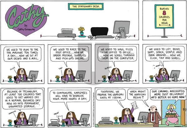 Cathy Classics on Sunday January 13, 2008 Comic Strip