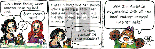 Breaking Cat News on Tuesday June 4, 2019 Comic Strip