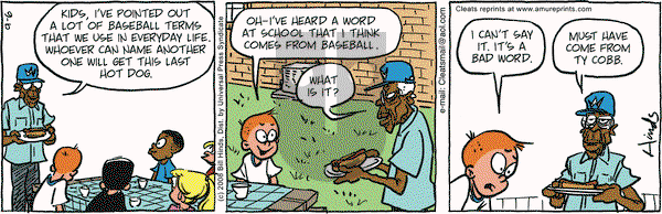 Cleats on Saturday September 6, 2008 Comic Strip