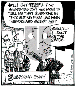 Reality Check on Tuesday April 6, 2004 Comic Strip