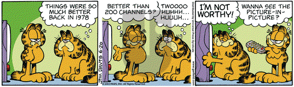 Garfield on Saturday June 21, 2003 Comic Strip