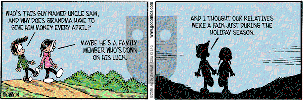 Grand Avenue on Wednesday April 13, 2016 Comic Strip