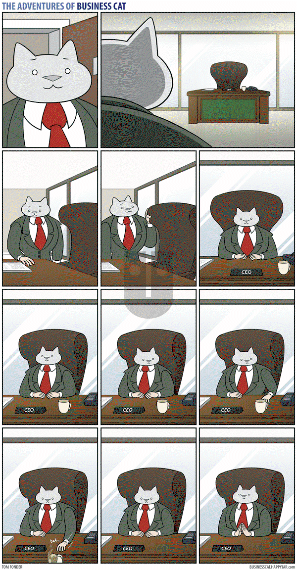 The Adventures of Business Cat on Thursday July 28, 2022 Comic Strip