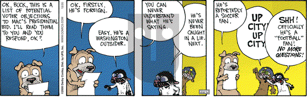 Get Fuzzy on Saturday December 20, 2008 Comic Strip