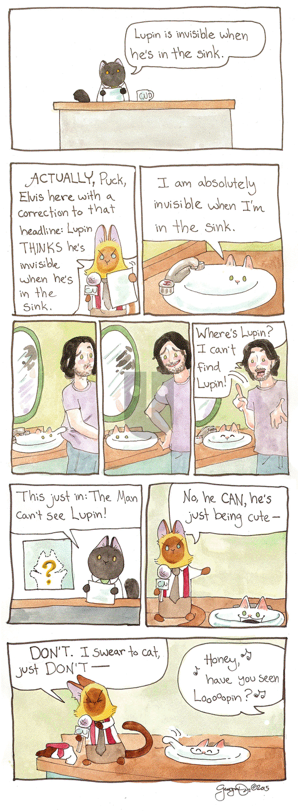Breaking Cat News on Monday November 23, 2015 Comic Strip