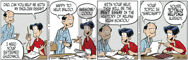 Baldo on Monday November 2, 2015 Comic Strip