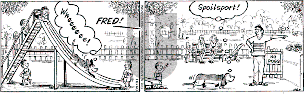 Fred Basset on Wednesday September 1, 2004 Comic Strip