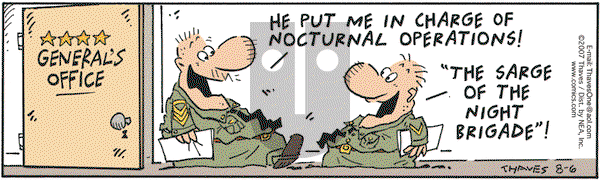Frank and Ernest on Monday August 6, 2007 Comic Strip