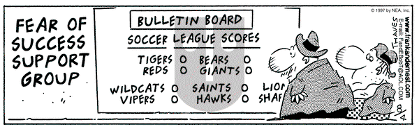 Frank and Ernest on Monday August 4, 1997 Comic Strip