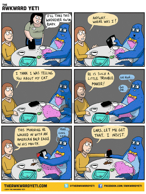 The Awkward Yeti on Wednesday December 24, 2014 Comic Strip