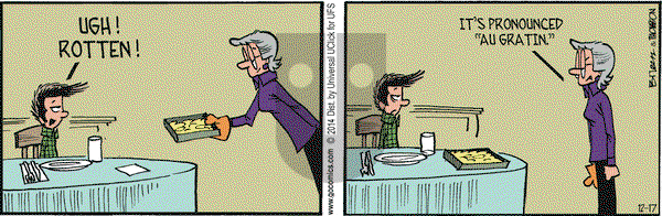 Grand Avenue on Wednesday December 17, 2014 Comic Strip