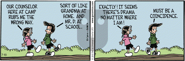 Grand Avenue on Saturday July 18, 2015 Comic Strip