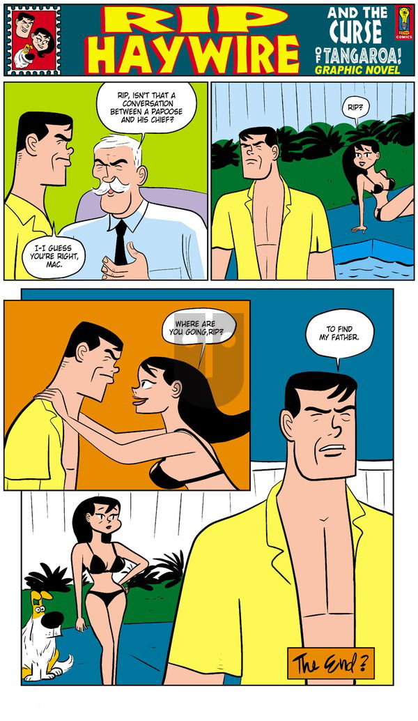 Rip Haywire on Sunday March 29, 2015 Comic Strip