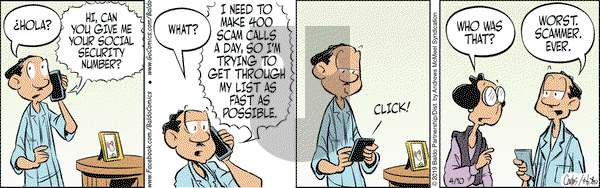 Baldo on Wednesday April 10, 2019 Comic Strip
