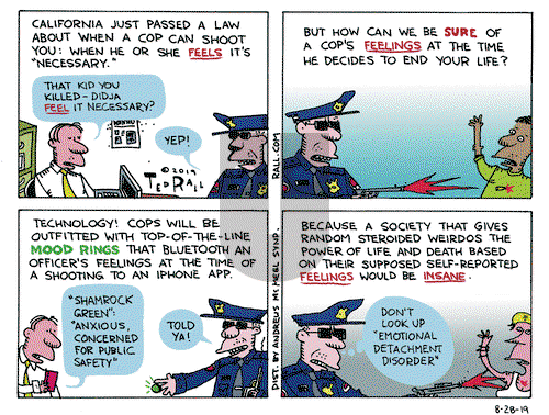 Ted Rall on Wednesday August 28, 2019 Comic Strip