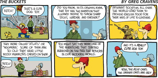 The Buckets on Sunday February 7, 2016 Comic Strip