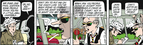 Doonesbury on Saturday September 30, 2000 Comic Strip