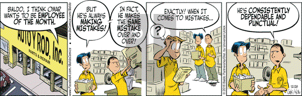 Baldo on Wednesday December 28, 2016 Comic Strip