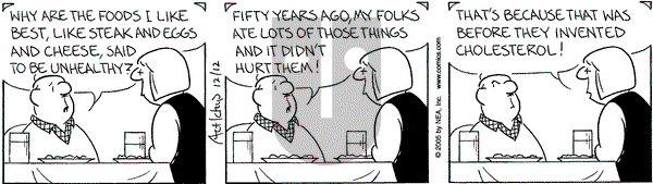 The Born Loser on Monday December 12, 2005 Comic Strip
